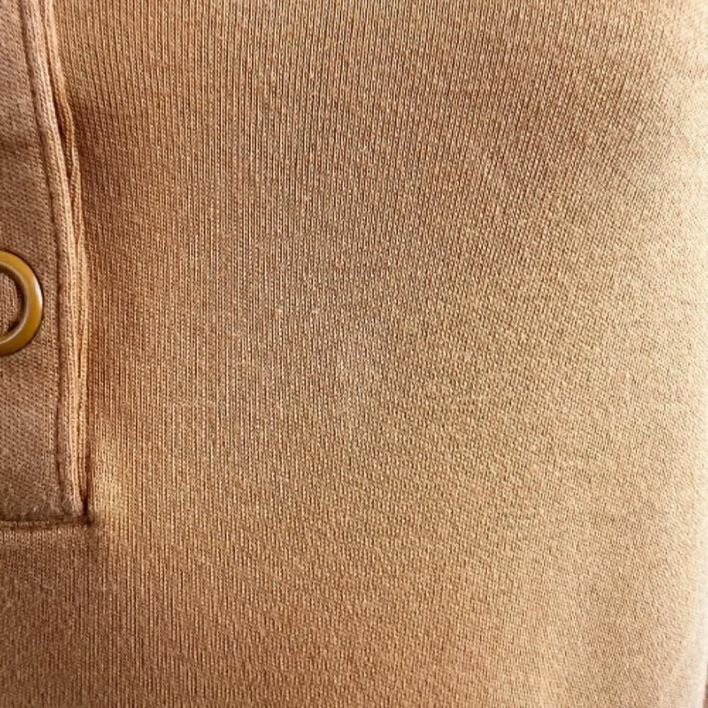 ISAAC MIZRAHI LIVE! Snap Henley Knit Pullover in Mustard Yellow Size L - Picture 12 of 14